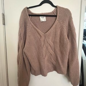 Abercrombie beige sweater